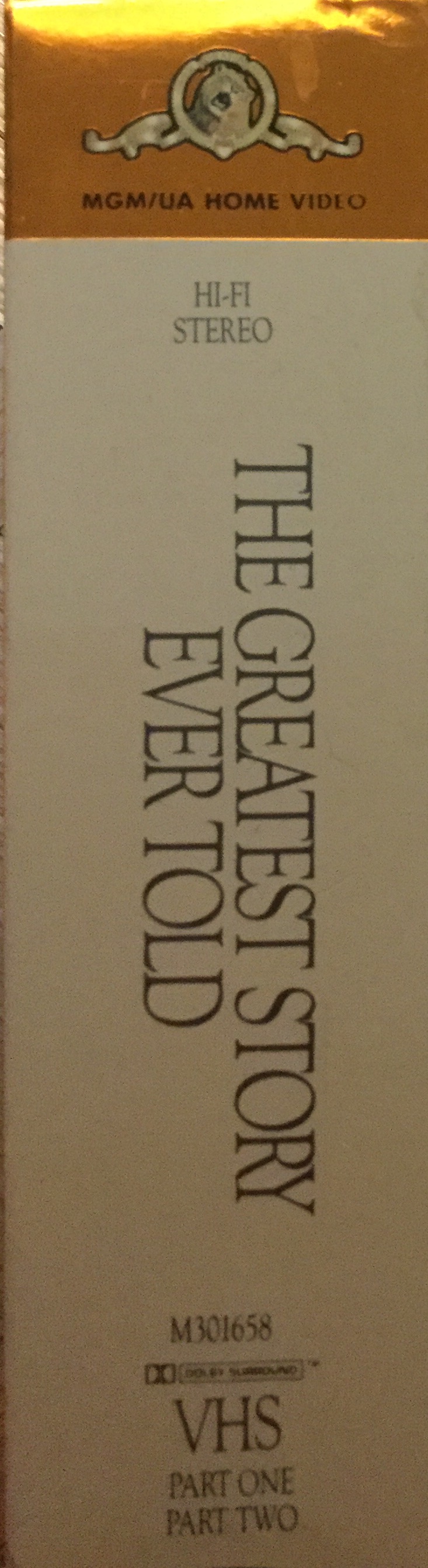 The Greatest Story Ever Told 1965 Hollywood Half Time